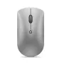 Mouse ottico Bluetooth Lenovo 600 — 2400 dpi, Bluetooth 5.0 dual-host, 3 tasti, rotella a sfera, grigio ferro