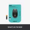 LOGITECH M190 mouse wireless full-size Charcoal