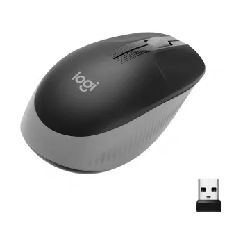 LOGITECH M190 mouse wireless full-size grigio mezzanotte