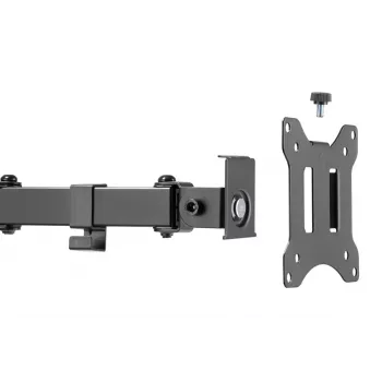 DIGITUS supporto universale a morsa per monitor singolo 17-32in 8kg (max.) nero