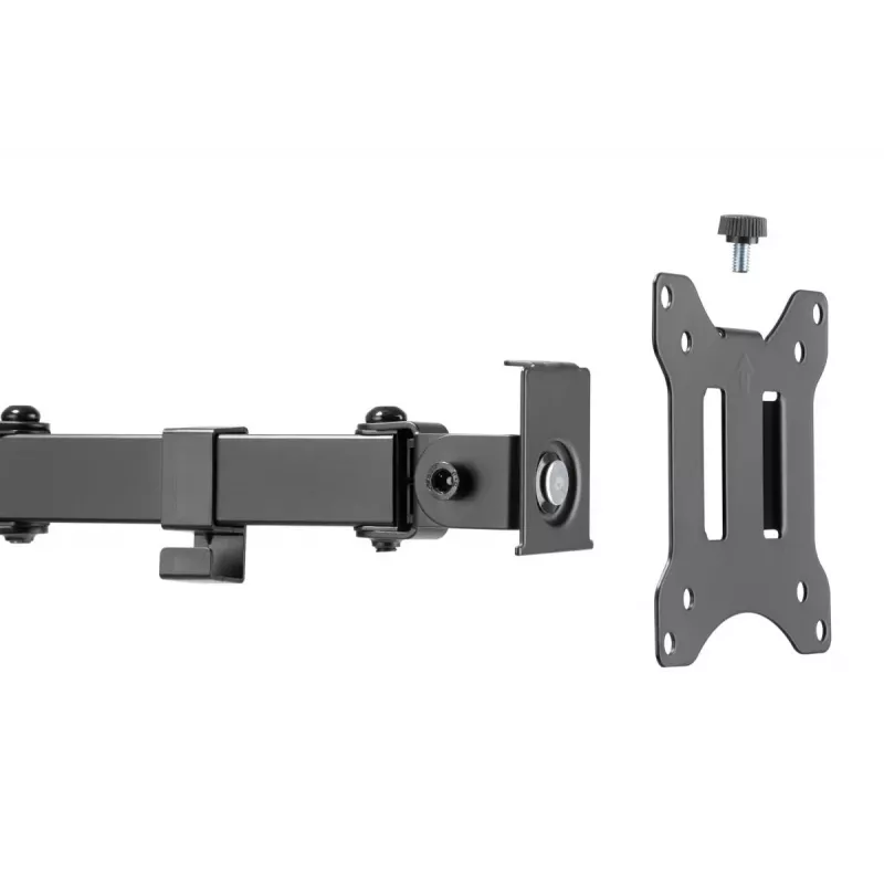 DIGITUS supporto universale a morsa per monitor singolo 17-32in 8kg (max.) nero