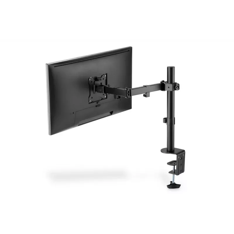 DIGITUS supporto universale a morsa per monitor singolo 17-32in 8kg (max.) nero