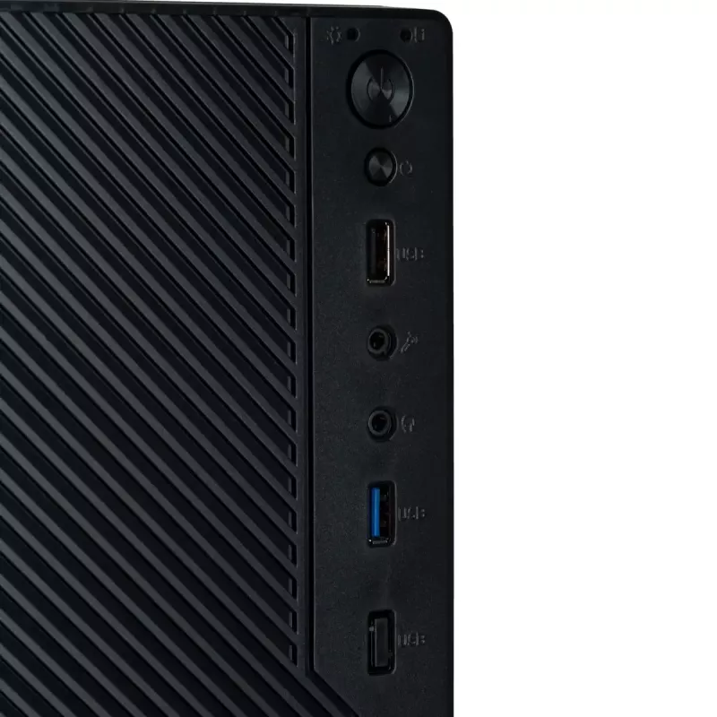 Case PC Micro-ATX Akyga AK36BK, Micro ATX / Flex ATX / Mini ITX, USB 3.0 + USB 2.0, senza alimentatore, nero
