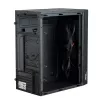 Case PC Micro-ATX Akyga AK36BK, Micro ATX / Flex ATX / Mini ITX, USB 3.0 + USB 2.0, senza alimentatore, nero