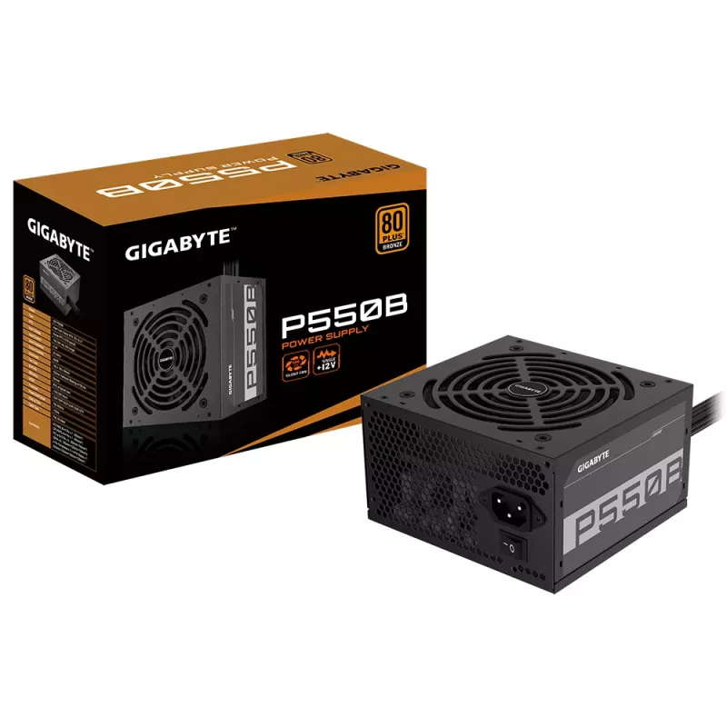 Alimentatore GIGABYTE P550B 550 W 20+4 pin ATX ATX nero