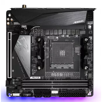 Scheda madre GIGABYTE B550I AORUS PRO AX, B550, AM4, Mini-ITX