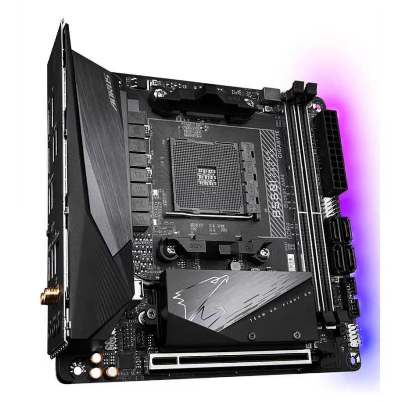 Scheda madre GIGABYTE B550I AORUS PRO AX, B550, AM4, Mini-ITX