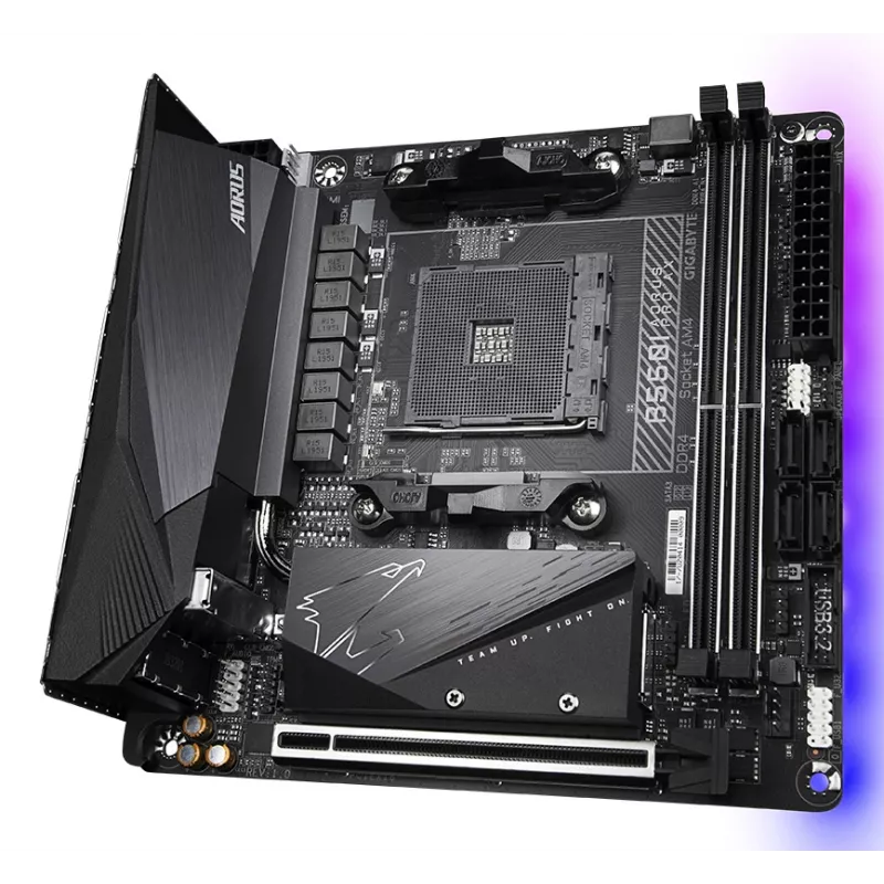 Scheda madre GIGABYTE B550I AORUS PRO AX, B550, AM4, Mini-ITX
