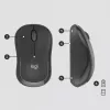 Combo tastiera e mouse wireless Logitech MK295 Silent RF Wireless QWERTY US International nero