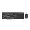 Combo tastiera e mouse wireless Logitech MK295 Silent RF Wireless QWERTY US International nero
