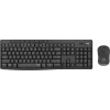 Combo tastiera e mouse wireless Logitech MK295 Silent RF Wireless QWERTY US International nero