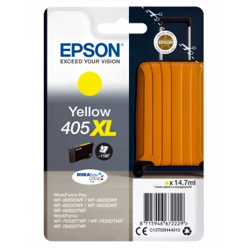 Cartuccia d'inchiostro Epson 405XL DURABrite Ultra Ink 1 pz. originale alta capacità (XL), giallo