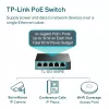 Switch TP-Link 5 porte Gigabit Easy Smart PoE con 4 porte PoE+