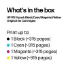 HP 912 confezione da 4 Nero/Ciano/Magenta/Giallo cartucce d'inchiostro originali