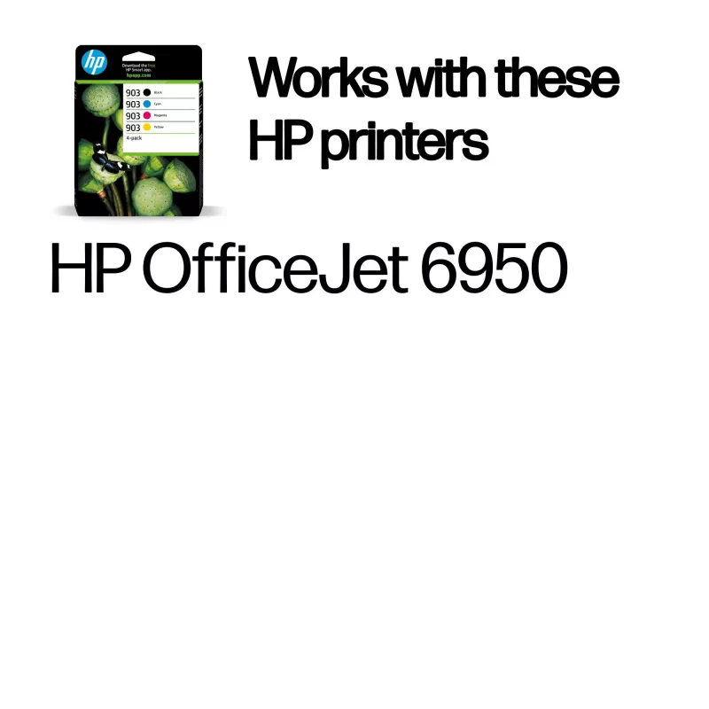 HP 903 confezione da 4 Nero/Ciano/Magenta/Giallo cartucce d'inchiostro originali