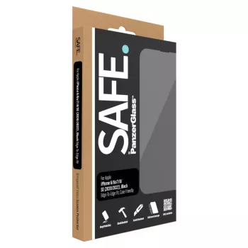 PanzerGlass SAFE. by ® Pellicola protettiva per display iPhone 8 | 7 | 6 | 6s | SE (2020/2022) | Senza bordi