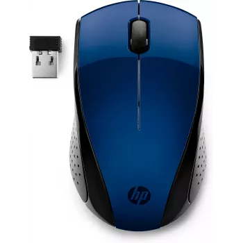 HP Mouse Wireless 220 (Lumiere Blue), ambidestro, RF Wireless, Blu