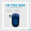 HP Mouse Wireless 220 (Lumiere Blue), ambidestro, RF Wireless, Blu