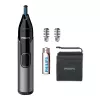 Philips Serie 3000 Trimmer per naso Serie 3000 NT3650/16 trimmer lavabile per naso, orecchie e sopracciglia con 2 accessori pettine