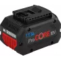 Bosch Professional ProCORE18V 1600A016GK batteria, 18 V, 8,0 Ah, Li-Ion, AMPShare Alliance, nero/rosso