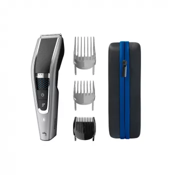 Tagliacapelli Philips serie 5000 HC5650/15 — senza fili, batteria Li-Ion, 90 min., 28 impostazioni di lunghezza (0,5–28 mm), lama in acciaio inox 41 mm