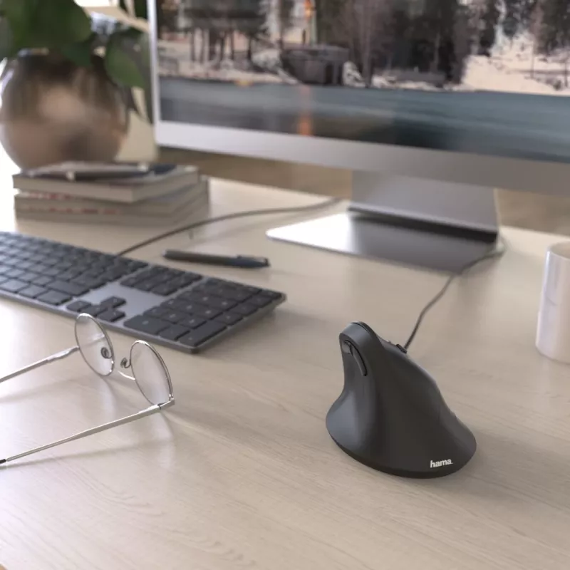 Hama EMC-500 mouse da ufficio per destrorsi USB Type-A ottico 1800 DPI