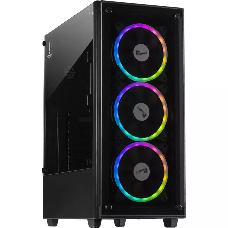 Case PC Inter-Tech C-303 Mirror Full Tower nero
