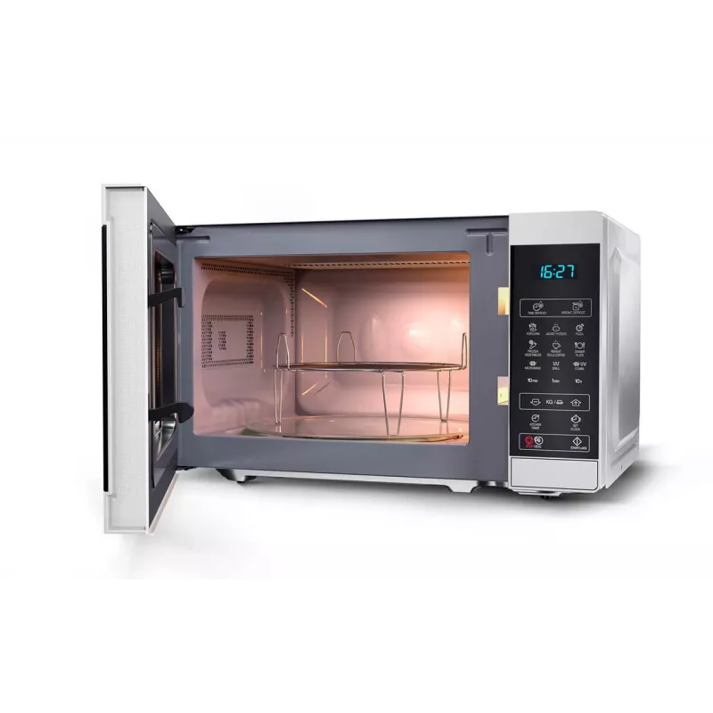 Forno a microonde Sharp YC-MG02E-S nero, acciaio combinato da appoggio 20 l 800 W