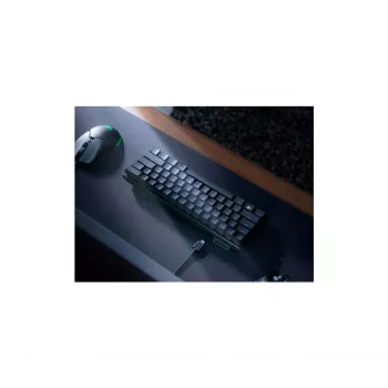 Tastiera da gaming meccanica Razer Huntsman Mini, formato mini, QWERTY US International, switch ottici, con cavo USB, nero
