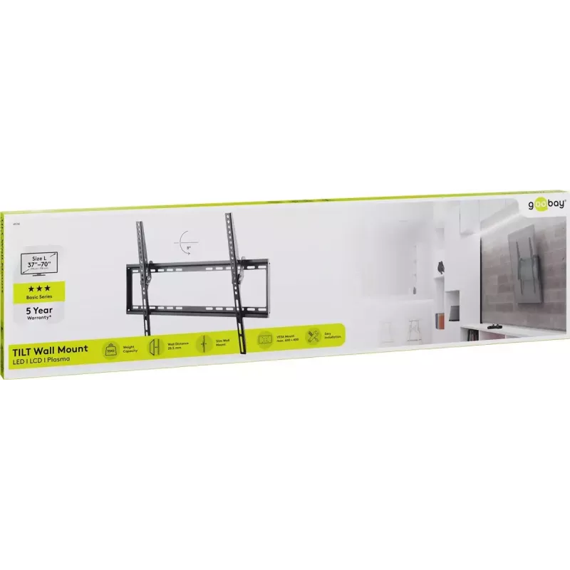 Supporto TV da parete Wentronic 49741 177,8 cm (70