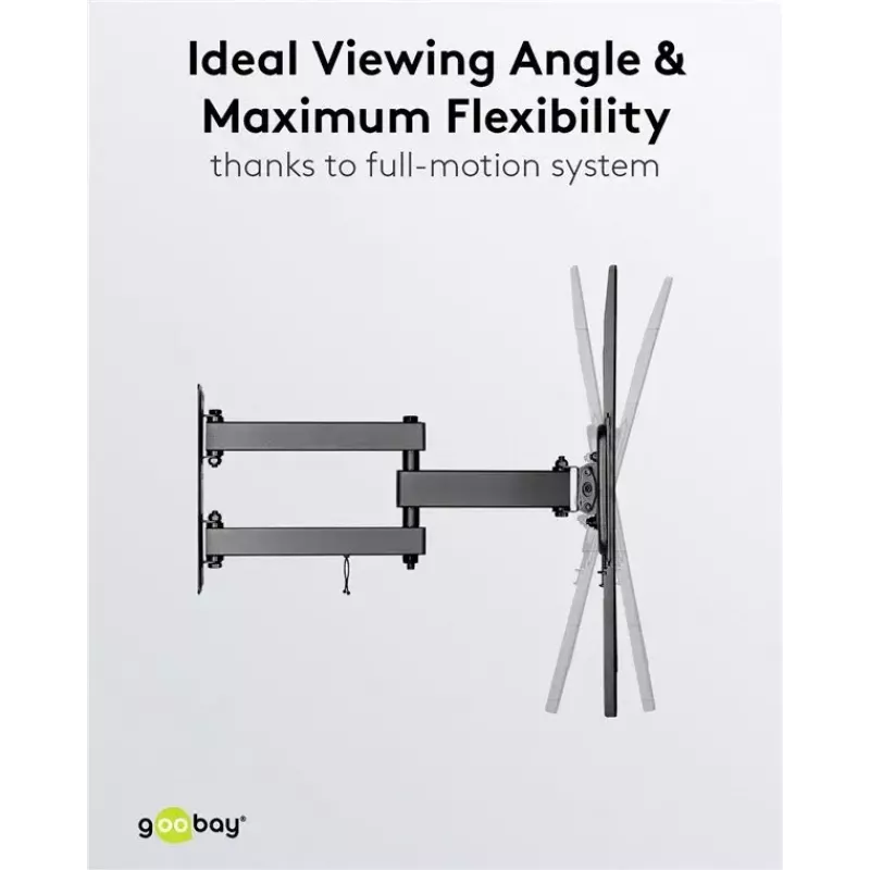 Supporto TV da parete Goobay Basic FULLMOTION M 35 kg 32-55