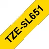 Nastro per etichette Brother TZE-SL651 nero su oro