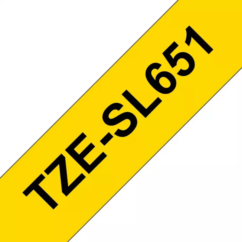 Nastro per etichette Brother TZE-SL651 nero su oro