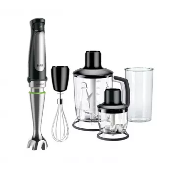 Frullatore a immersione Braun MultiQuick 7 MQ 7045X 1,25 L 1000 W nero, acciaio inox