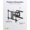 Supporto TV da parete Goobay Pro FULLMOTION (L) 60 kg 37–70