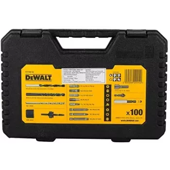 Set di punte DeWalt DT71563-QZ — 100 pz. per metallo, incl. punte per avvitatore e valigetta