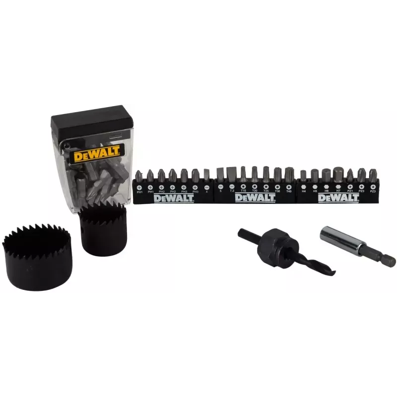 DeWALT DT71563 set di inserti per avvitatore, punte per trapano e seghe a tazza, 100 pezzi