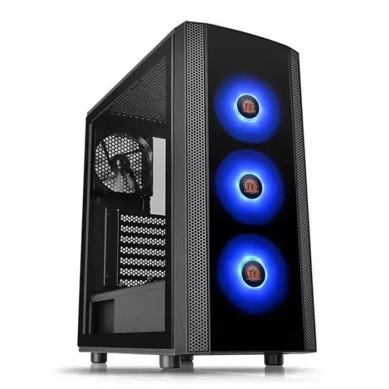 Case PC Thermaltake Versa J25 TG RGB Midi Tower nero