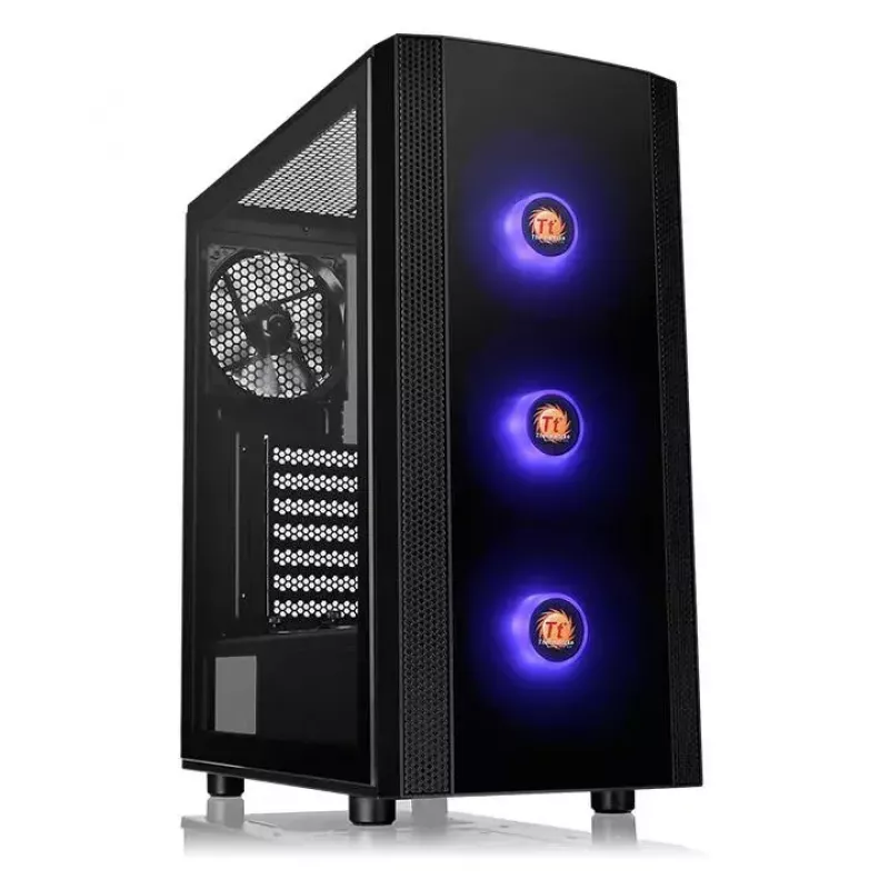 Case PC Thermaltake Versa J25 TG RGB Midi Tower nero