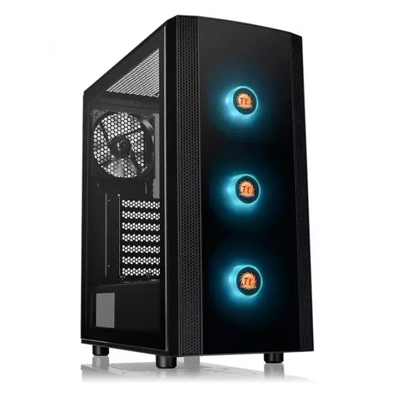 Case PC Thermaltake Versa J25 TG RGB Midi Tower nero