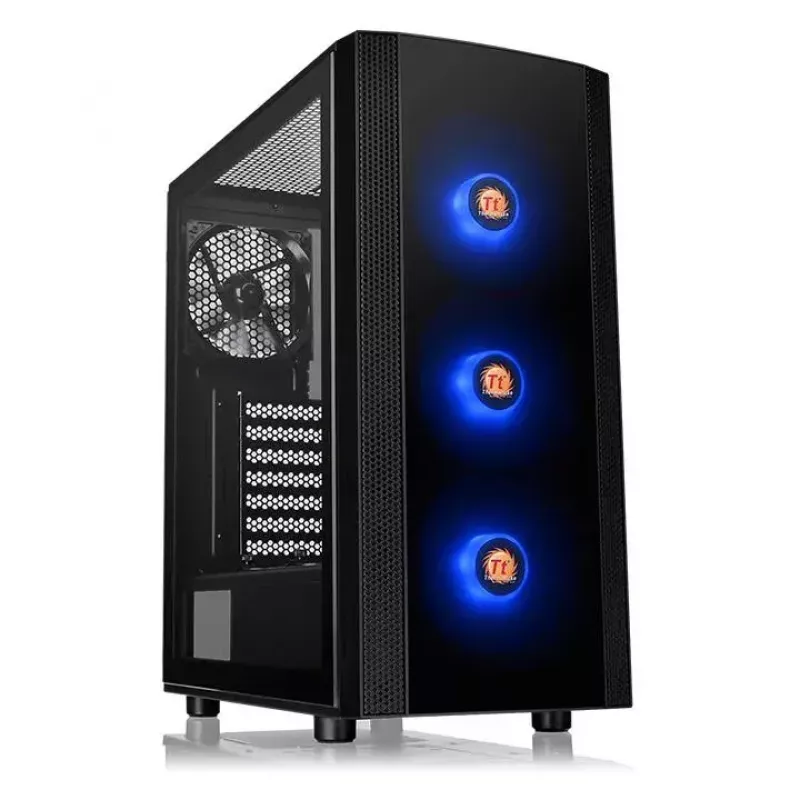 Case PC Thermaltake Versa J25 TG RGB Midi Tower nero