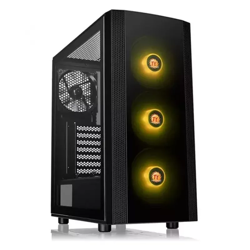 Case PC Thermaltake Versa J25 TG RGB Midi Tower nero