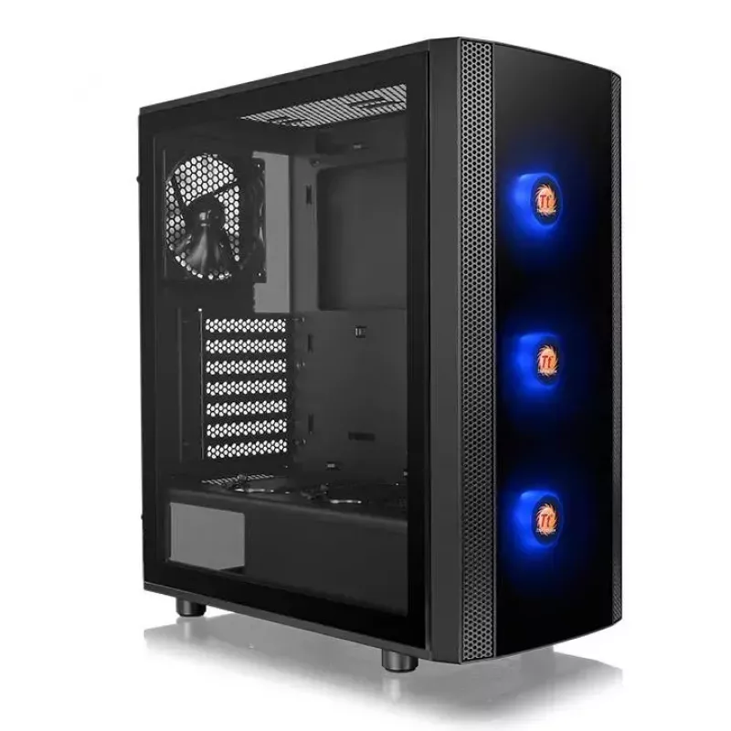 Case PC Thermaltake Versa J25 TG RGB Midi Tower nero