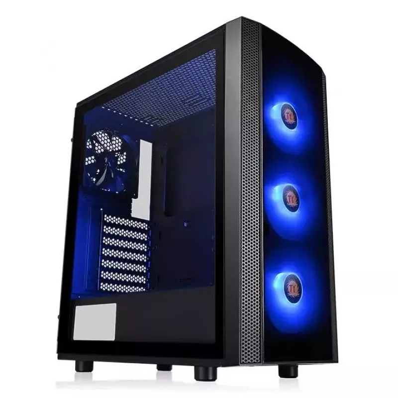 Case PC Thermaltake Versa J25 TG RGB Midi Tower nero