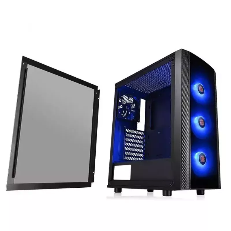 Case PC Thermaltake Versa J25 TG RGB Midi Tower nero