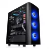 Case PC Thermaltake Versa J25 TG RGB Midi Tower nero