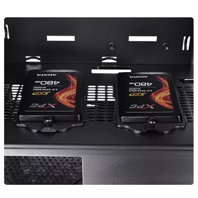 Case PC Thermaltake Versa J25 TG RGB Midi Tower nero