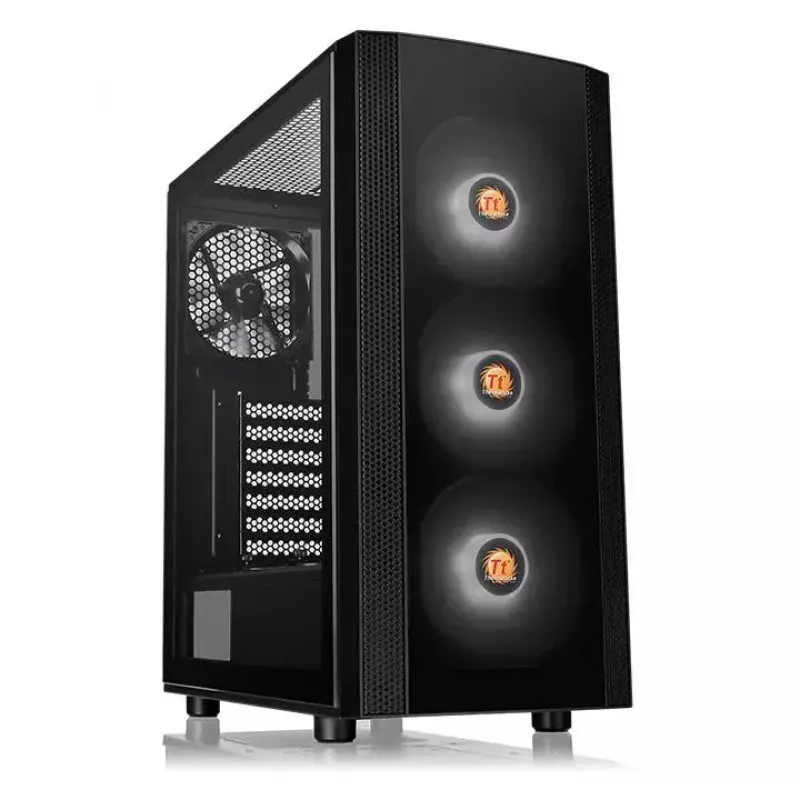 Case PC Thermaltake Versa J25 TG RGB Midi Tower nero