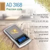 Bilancia di precisione Adler AD 3168, capacità 100 g, precisione 0,01 g, argento, portatile
