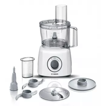 Robot da cucina Bosch MCM3100W — 800 W, ciotola da 2,3 L, 2 velocità, turbo, bianco